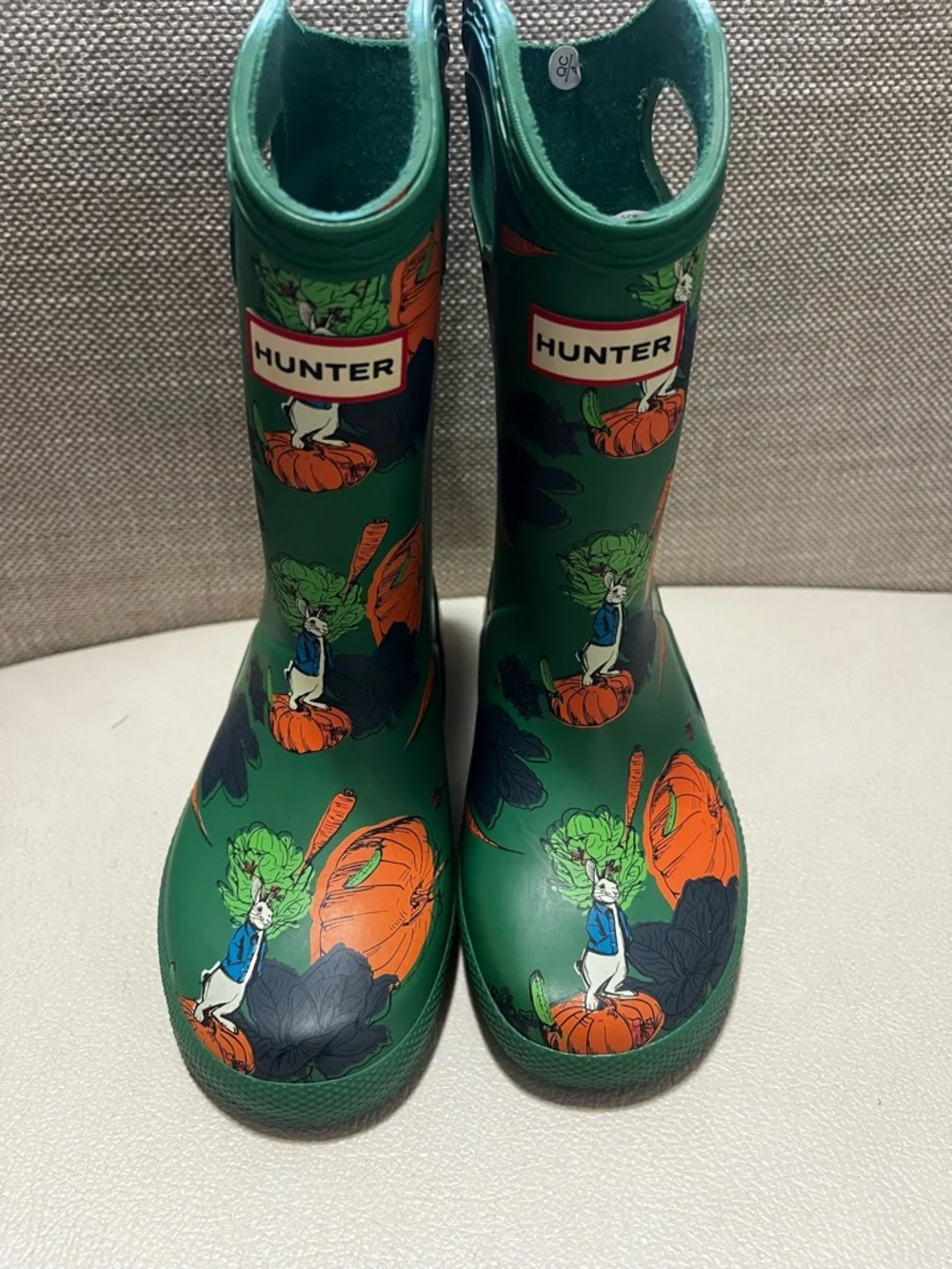 Hunter Kids The Peter Rabbit Limited Edition Rain Boots Size 10